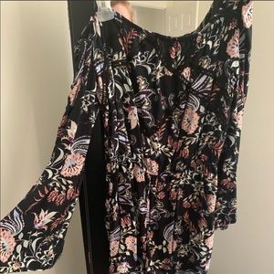 Mission off the shoulder bell sleeve romper